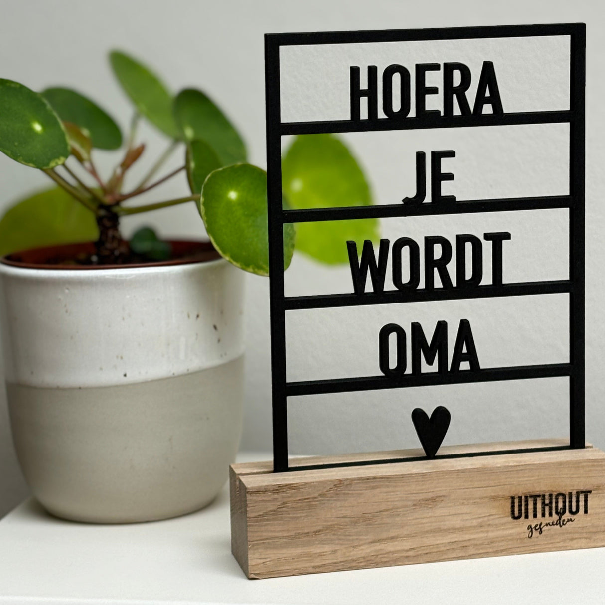 Houten Frame • Hoera Je Wordt Oma