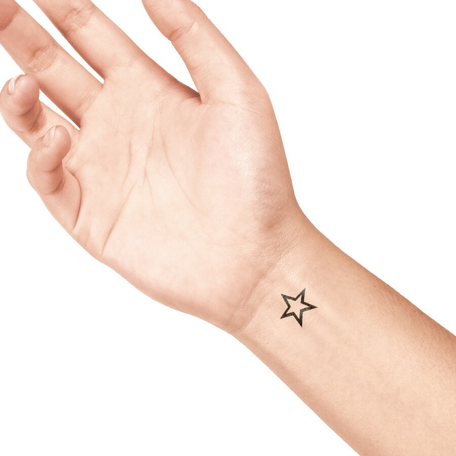 tattoo steen la dot cosmetics star ster