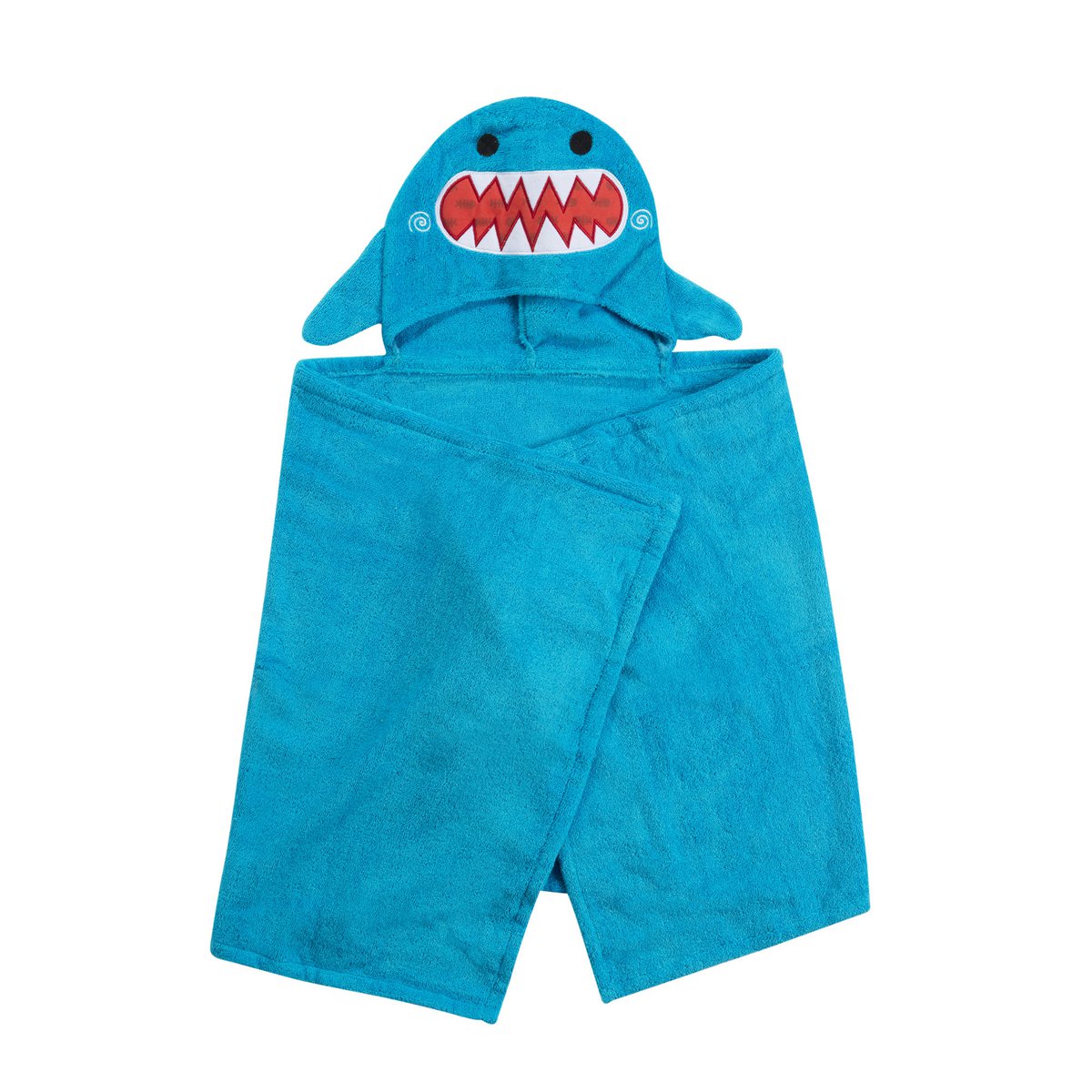 Zoocchini Kids Badcape - Sherman The Shark - Helloboy blauw
