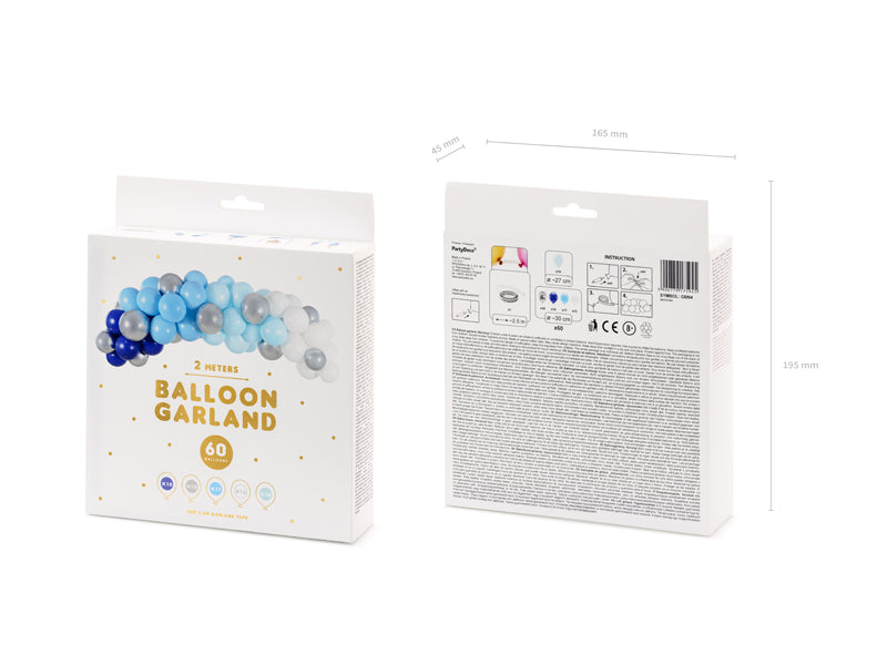 Ballonnenboog • Blue (60 stuks) - Helloboy