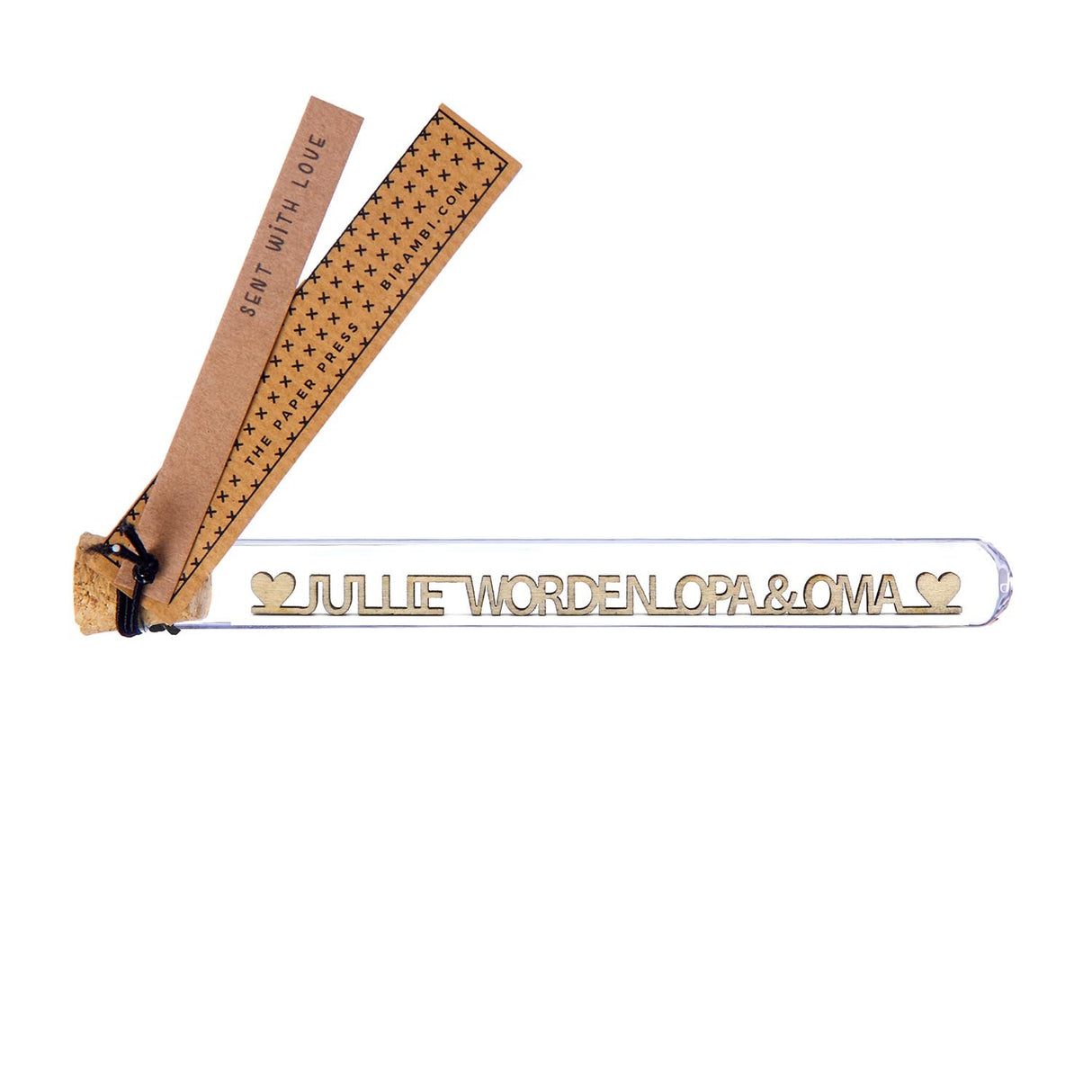 Glazen Buisje • Jullie Worden Opa & Oma