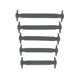 Elastische Veters • Veters Zonder Strikken • Grijs - Helloboy