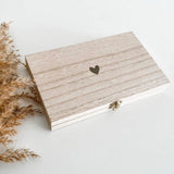 houten kistjes met houten romper jullie worden oom en tante