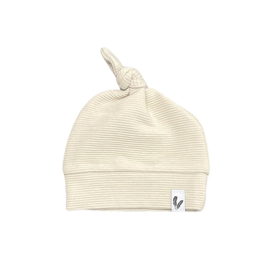 Knoopmutsje • Rib Beige