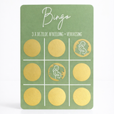 kraskaart groen bingo baby zwanger