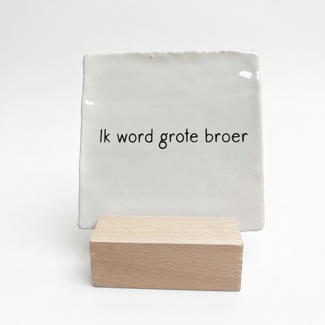 tegel ik word grote broer