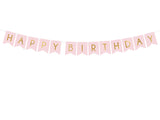 Slinger Happy Birthday • Roze