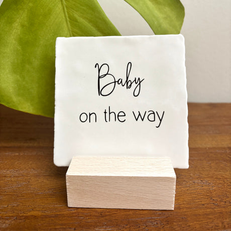 Tegeltje • Baby On The Way