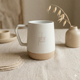 keramische mok peter mat wit