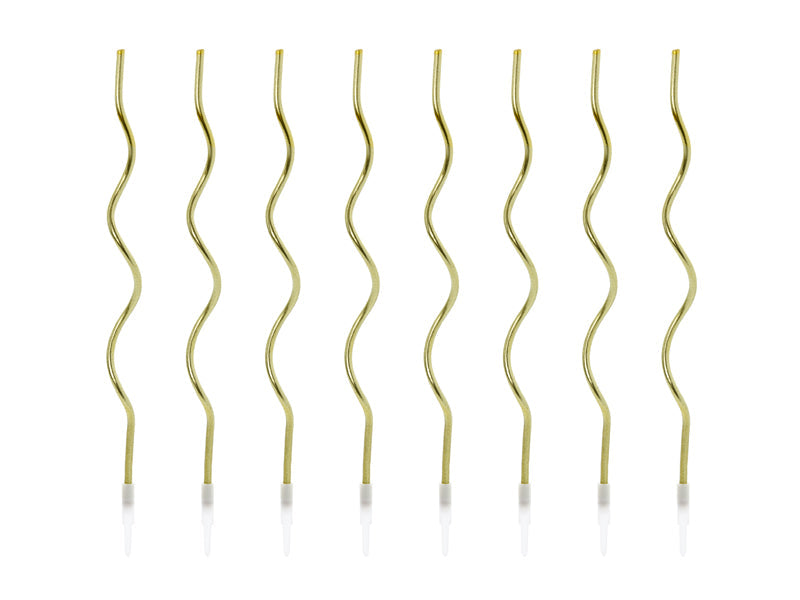 Verjaardagskaarsen • Goud (8 stuks)