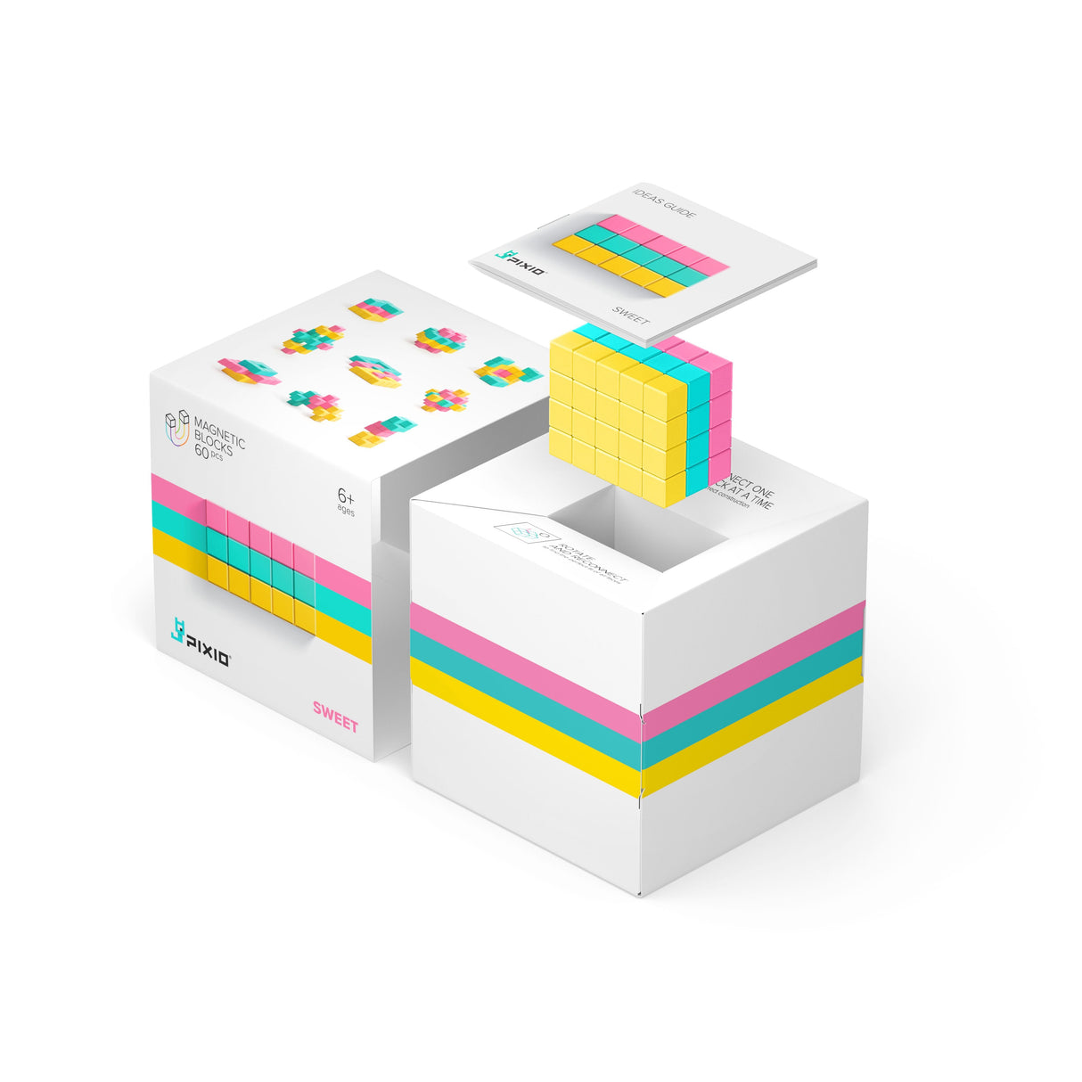 Pixio • Sweet • 60 Magnetische Blokjes