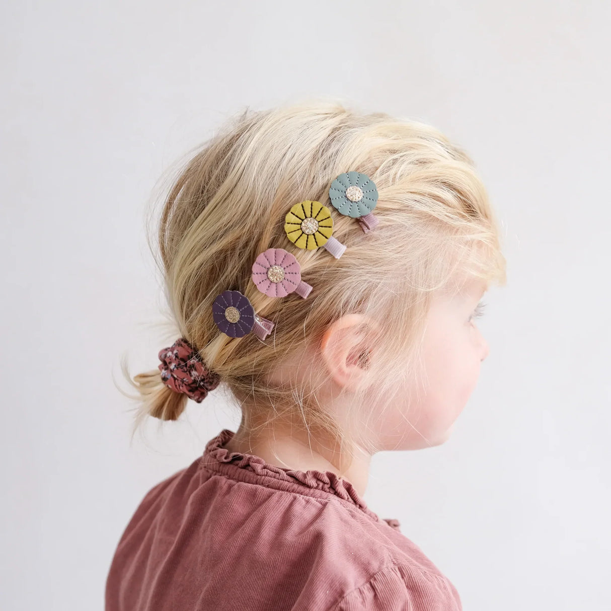 Autumn Daisy Mini Clips • Mimi & Lula (8 stuks)