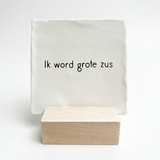 tegeltje ik word grote zus