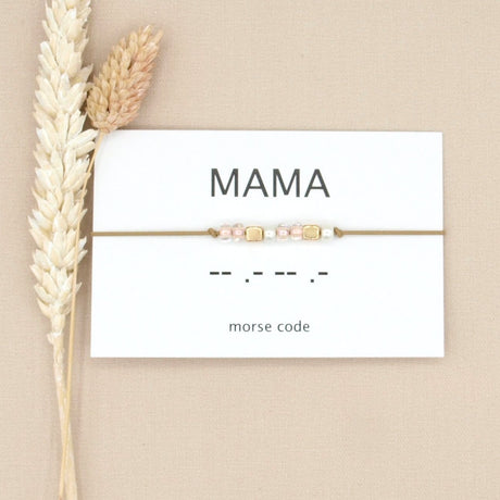 mama armband morse code