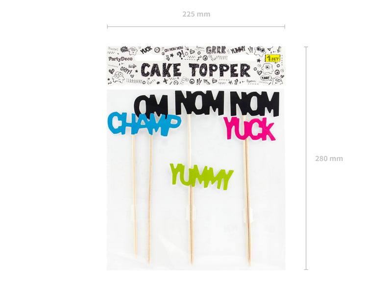 Cake Toppers • Monsters (6 stuks) - Helloboy