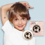 Inkt Pad + Inkt + Voetbal Tattoo • La Dot