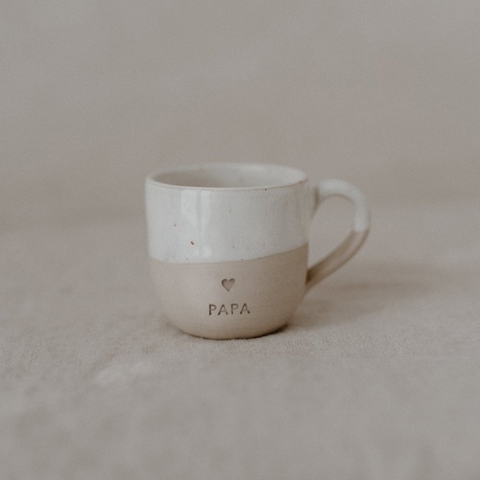 Espressokopje Met Oor Papa keramisch eulenschnitt