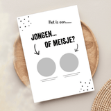 kraskaart meisje gender kraskaart het is een meisje
