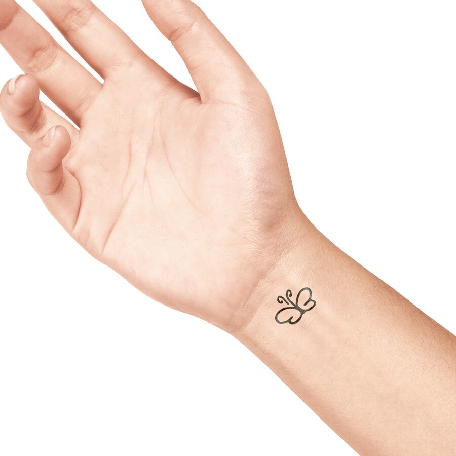 tattoo steen la dot cosmetics vlinder butterly