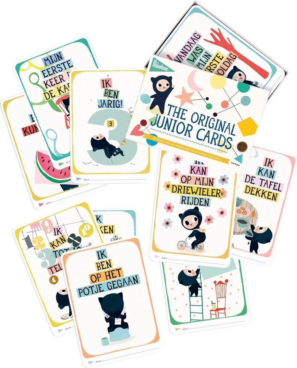 Milestone Junior Cards (Nederlandstalig) - HelloBaby.be