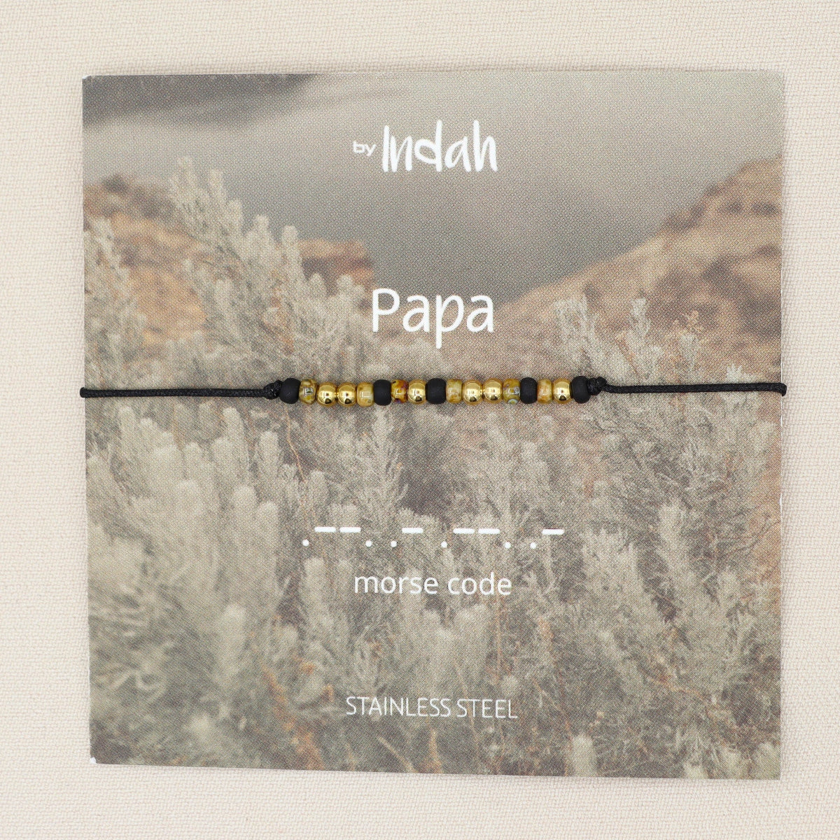 armband papa morse code