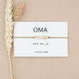 oma armband morse code