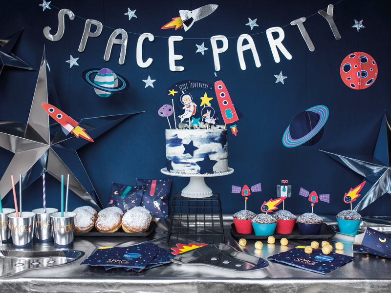 Papieren Bordjes • Space (6 stuks) - Helloboy
