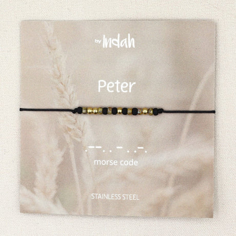 peter armband morse code