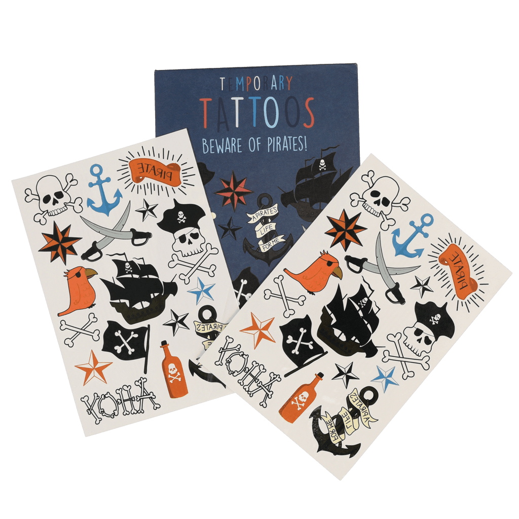 Piraten Tattoos • 18 Stuks - Helloboy