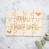 houten puzzel je wordt tante