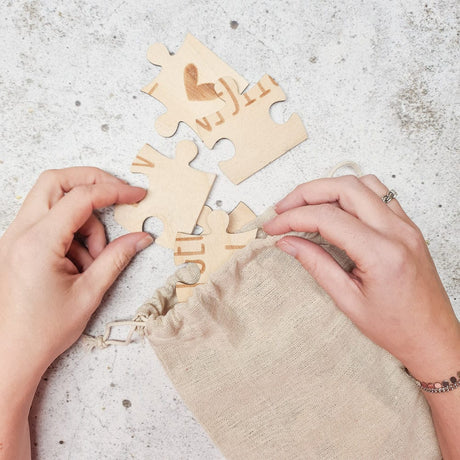 houten puzzel jullie worden oom en tante