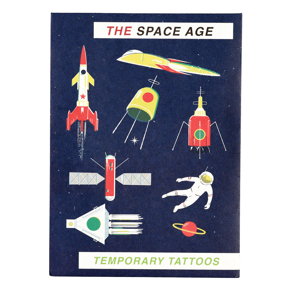 Ruimte Tattoos • 16 Stuks - Helloboy