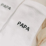 sokken wit zwart papa eulenschnitt