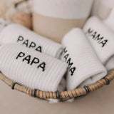 sokken wit zwart papa eulenschnitt