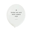 witte ballen totdat we ooit weer samen zijn