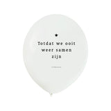 witte ballen totdat we ooit weer samen zijn