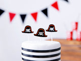 Verjaardagskaarsjes • Piraat (5 stuks) - Helloboy