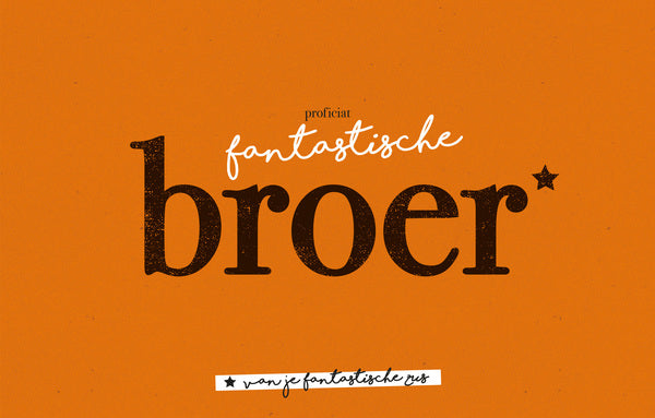 Wenskaart "proficiat fantastische broer" - HelloBaby.be