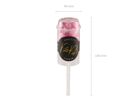 Confetti Push Pop • Roze