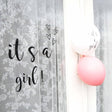 Geboorte raam sticker | it's a girl! - HelloBaby.be