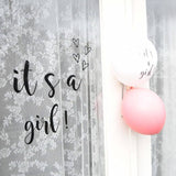 Geboorte raam sticker | it's a girl! - HelloBaby.be